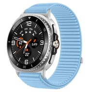 Nylon ribbelbandje - Blauw - Samsung Galaxy Watch 8 - 40mm / 44mm