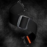 Nylon Loop bandje - Zwart - Samsung Galaxy Watch 8 - 40mm / 44mm