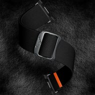 Nylon Loop bandje - Zwart - Samsung Galaxy Watch 8 Classic - 46mm