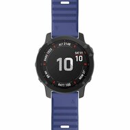 Siliconen bandje - Donkerblauw - Garmin Fenix 7 / 6 / 5