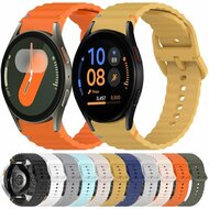 Wave Sportband met aansluitknop - Lichtroze -  Samsung Galaxy watch 7 - 40mm / 44mm &amp; Watch FE