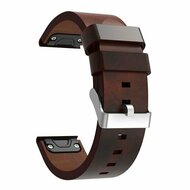 Leren bandje - Bruin - Garmin Tactix 8 - 51mm
