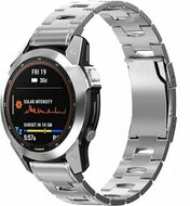 Titanium schakelband - Zilver - Garmin Tactix 8 - 47mm