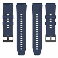 Siliconen gesp bandje - Donkerblauw - Garmin Vivoactive 6 / Vivoactive 5 / Vivoactive 3