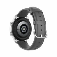 Classic leren bandje - Grijs - Garmin Vivoactive 6 / Vivoactive 5 / Vivoactive 3