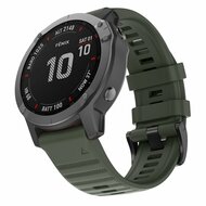 Siliconen bandje - Leger groen - Garmin Fenix 8 / 8 Pro - 51mm