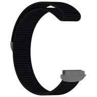 Fitbit Ace LTE - Nylon loop band met klittenbandsluiting - Zwart