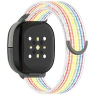 Fitbit Ace LTE - Nylon loop band met klittenbandsluiting - Multicolor