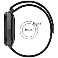 Fitbit Ace LTE - Nylon loop band met klittenbandsluiting - Groen