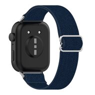 Elastische nylon band - Donkerblauw - Huawei Watch Fit 3 / Fit 4