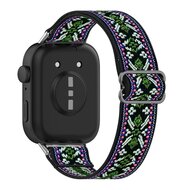 Elastische nylon band - Bohemian groen - Huawei Watch Fit 3 / Fit 4