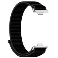 Sport loop nylon bandje - Zwart - Huawei Watch Fit 5 / 4 / 3