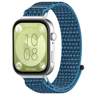 Sport loop nylon bandje - Blauw - Huawei Watch Fit 3 / Fit 4