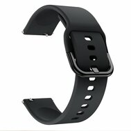 Siliconen sportband - Zwart - Xiaomi Mi Watch / Xiaomi Watch 2 / Xiaomi Watch S1 / S2 / S3 / S4