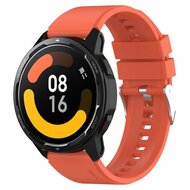 Siliconen sportband - Oranje - Xiaomi Mi Watch / Xiaomi Watch 2 / Xiaomi Watch S1 / S2 / S3 / S4