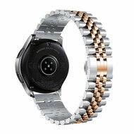 Stalen band - Zilver / ros&eacute; goud - Xiaomi Mi Watch / Xiaomi Watch 2 / Xiaomi Watch S1 / S2 / S3 / S4
