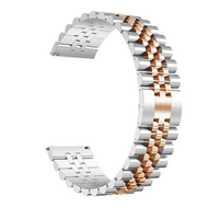 Stalen band - Zilver / ros&eacute; goud - Xiaomi Mi Watch / Xiaomi Watch 2 / Xiaomi Watch S1 / S2 / S3 / S4