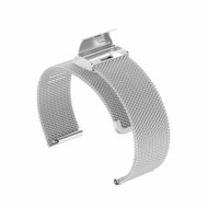 Xiaomi Mi Watch / Xiaomi Watch 2 / Xiaomi Watch S1 / S2 / S3 / S4  - Milanese bandje met klemsluiting - Zilver