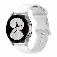 Solid color sportband - Wit - Xiaomi Mi Watch / Xiaomi Watch 2 / Xiaomi Watch S1 / S2 / S3 / S4