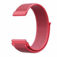 Sport Loop nylon bandje - Donkerroze - Xiaomi Mi Watch / Xiaomi Watch 2 / Xiaomi Watch S1 / S2 / S3 / S4