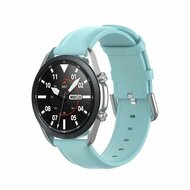 Garmin Forerunner 55 / 165 / 245 / 570 (42mm) / 645 - Classic leren bandje - Blauw