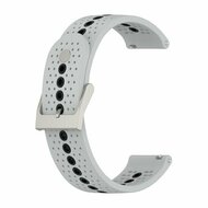 Garmin Forerunner 55 / 165 / 245 / 570 (42mm) / 645 - Dot Pattern bandje - Grijs