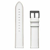 Garmin Forerunner 55 / 70 / 165 / 170 / 245 / 570 (42mm) / 645 - lederen bandje - Wit