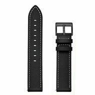 Garmin Forerunner 55 / 70 / 165 / 170 / 245 / 570 (42mm) / 645 - lederen bandje - Zwart
