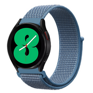 Garmin Forerunner 55 / 165 / 245 / 570 (42mm) / 645 - Sport Loop nylon bandje - Denim blauw