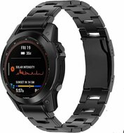 Titanium schakelband - Zwart - Garmin Quatix 8 - 51mm
