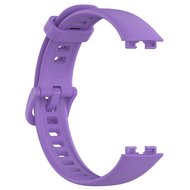 Siliconen bandje met gesp - Paars - Huawei Band 10 / 9 / 8