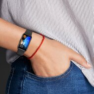 Siliconen bandje met gesp - Donkerblauw - Huawei Band 10 / 9 / 8