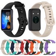 Siliconen bandje met gesp - Donkerblauw - Huawei Band 10 / 9 / 8