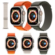 Alpine Loop nylon bandje - Oranje - Geschikt voor Apple Watch 38mm / 40mm / 41mm / 42mm