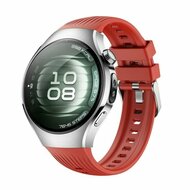 Siliconen bandje 'True Fit' - Rood - Huawei Watch 5 - 42mm