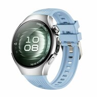 Siliconen bandje 'True Fit' - Blauw - Huawei Watch 5 - 42mm
