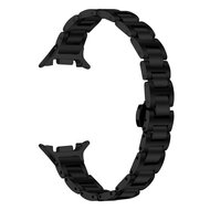 Slim fit stalen schakelband - Zwart - Samsung Galaxy Watch 8 - 40mm / 44mm