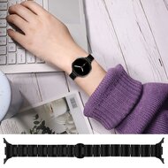 Slim fit stalen schakelband - Zwart - Samsung Galaxy Watch 8 - 40mm / 44mm