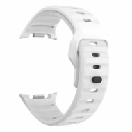 Wave siliconen band - Wit - Samsung Galaxy Watch 8 Classic - 46mm