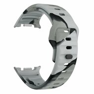 Wave siliconen band - Camouflage grijs - Samsung Galaxy Watch 8 Classic - 46mm