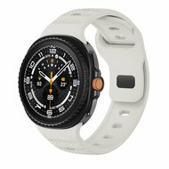 Wave met motief siliconen band - Starlight - Samsung Galaxy Watch 8 Classic - 46mm