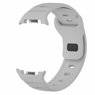 Wave met motief siliconen band - Grijs - Samsung Galaxy Watch 8 Classic - 46mm