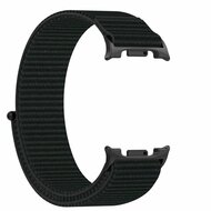 Sportloop nylon bandje - Zwart - Samsung Galaxy Watch 8 Classic - 46mm