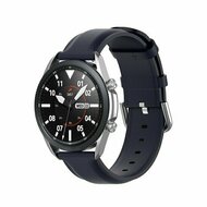 Garmin Vivoactive 4 / 4L - Classic leren bandje - Donkerblauw