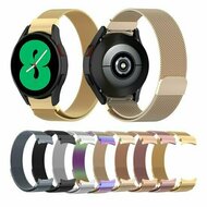 Samsung Galaxy watch 7 / Galaxy Watch FE - 40mm &amp; 44mm - Milanese bandje (ronde connector) - Ros&eacute; goud
