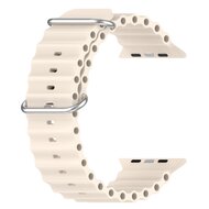 Ocean bandje - Starlight - Geschikt voor Apple Watch 44mm / 45mm&nbsp;/ 46mm / 49mm