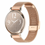 Milanese bandje met klemsluiting - Ros&eacute; goud - Garmin Lily 2