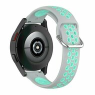 Garmin Venu 4 - 45mm - Siliconen sportbandje met gesp - Grijs + turquoise