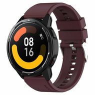 Garmin Venu 4 - 45mm - Siliconen sportband - Wijnrood