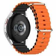 Garmin Venu 4 - 45mm - Ocean Style bandje - Oranje / zwart